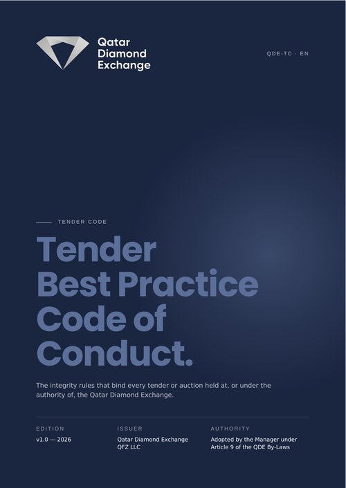 Tender Best Practice Code of Conduct