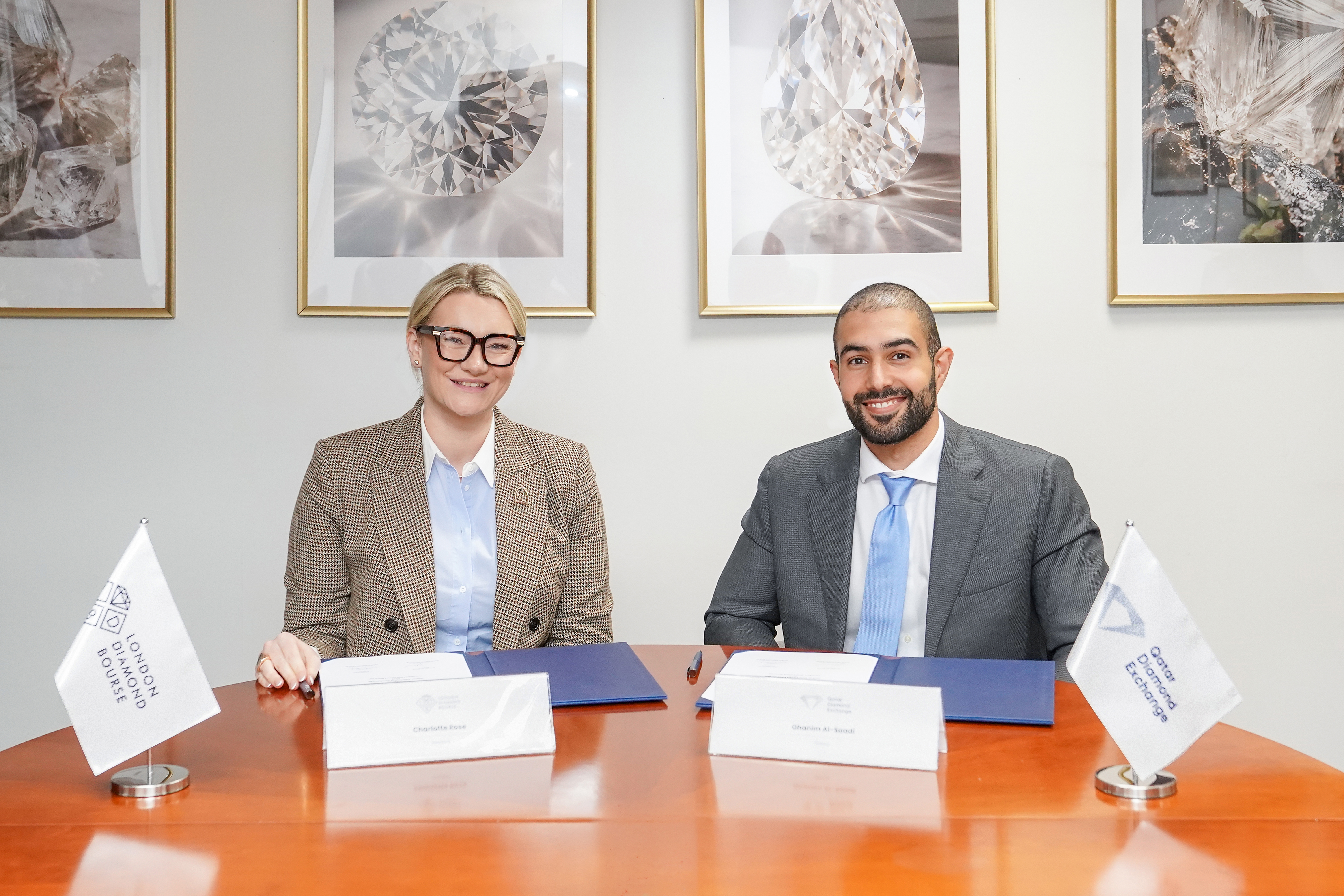 Qatar Diamond Exchange Expands Global Network  with London Diamond Bourse Partnership